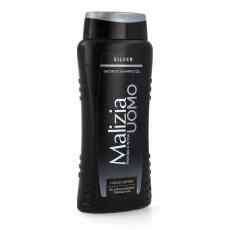 MALIZIA UOMO SILVER - shower gel &amp; shampoo 250ml aloe vera