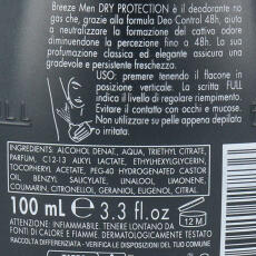 Breeze Men Deodorant Squeeze Dry Protection 100 ml