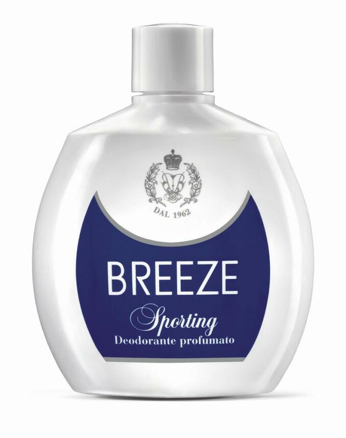 Breeze deo spray Squeeze SPORTING 100ml without aluminum salts