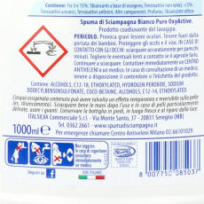 Spuma di Sciampagna Biancopuro Oxy Active Bleichwaschmittel 1,0 Lit.