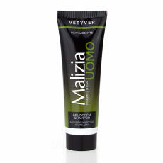 Malizia UOMO Vetyver Duschgel & Shampoo Revitalizing 2in1 Mini Reisegröße 50 ml 