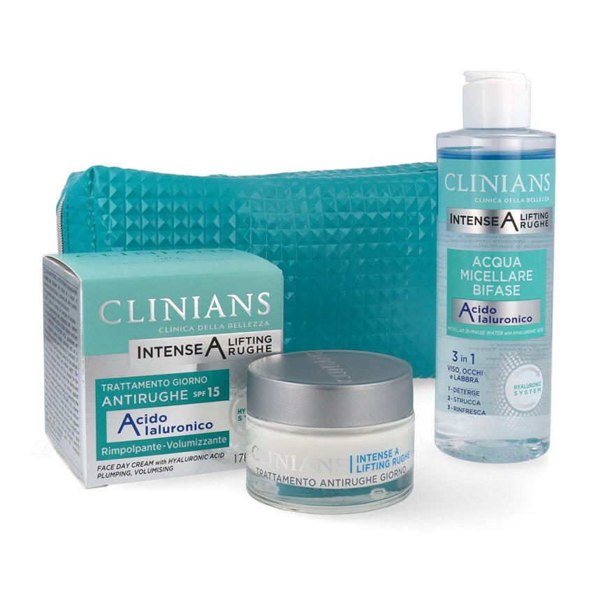 CLINIANS Beauty Geschenkset Intense A Gesichtscreme +  Mizellenwasser