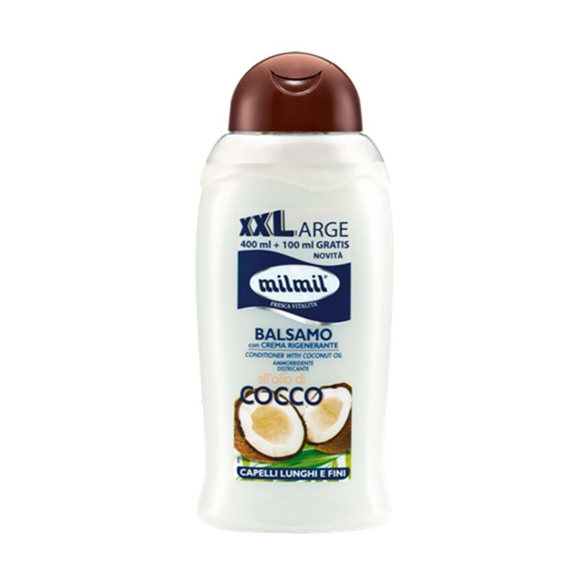 milmil HaarBalsam + Crema Rigenerante Olio di Cocco 500ml