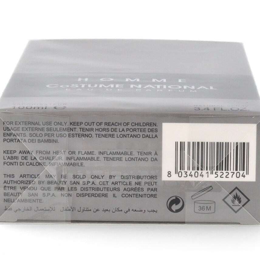 Costume National Homme Eau de Parfum 100 ml
