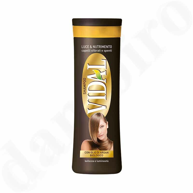 VIDAL Shampoo mit Argan&ouml;l f&uuml;r stumpfes und lebloses Haar 250 ml