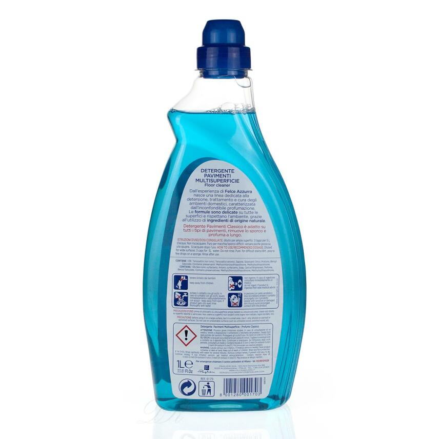 PAGLIERI - Felce Azzurra Casa Pavimenti Classic Floor Detergent - 1,0 Lit
