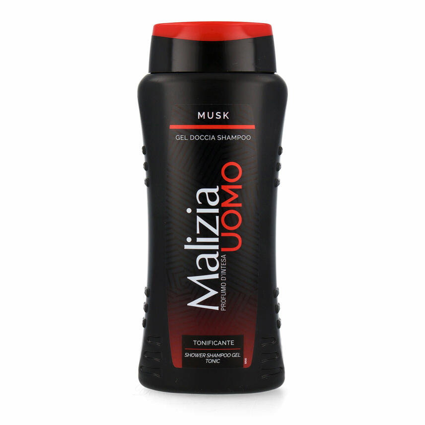 MALIZIA UOMO MUSK - shower gel &amp; shampoo 12x 250ml