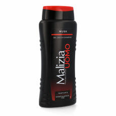 MALIZIA UOMO MUSK - shower gel &amp; shampoo 12x 250ml