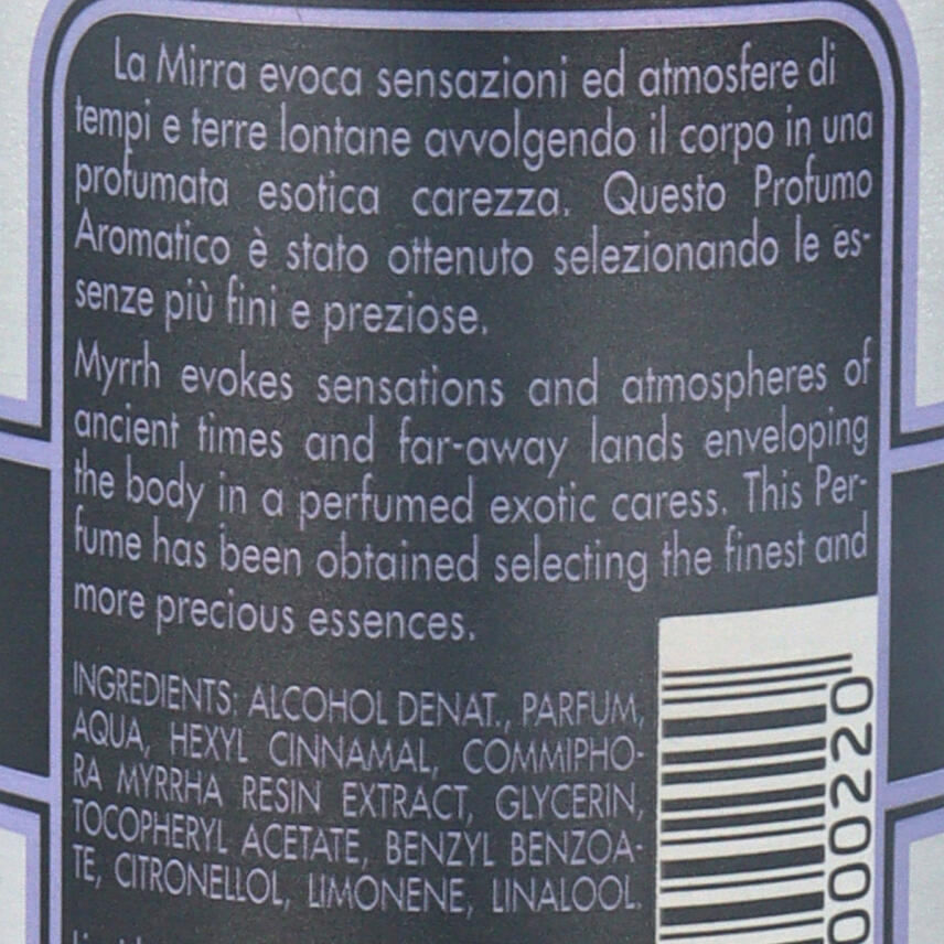 tesori d&acute;Oriente  Mirra - Aromatic perfume 6x 100ml