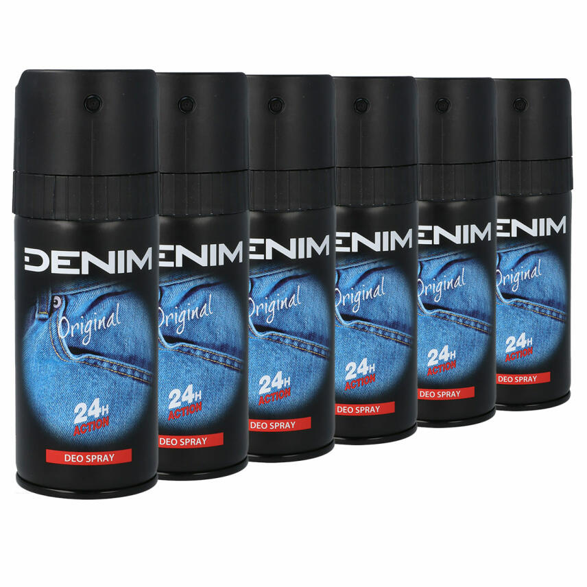DENIM Original - 6x 150ml bodyspray