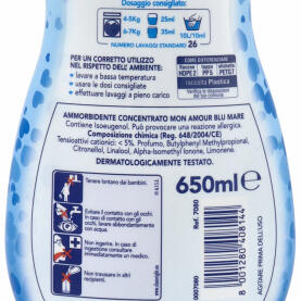 PAGLIERI Felce Azzurra MON AMOUR blu mare Weichspüler 650 ml