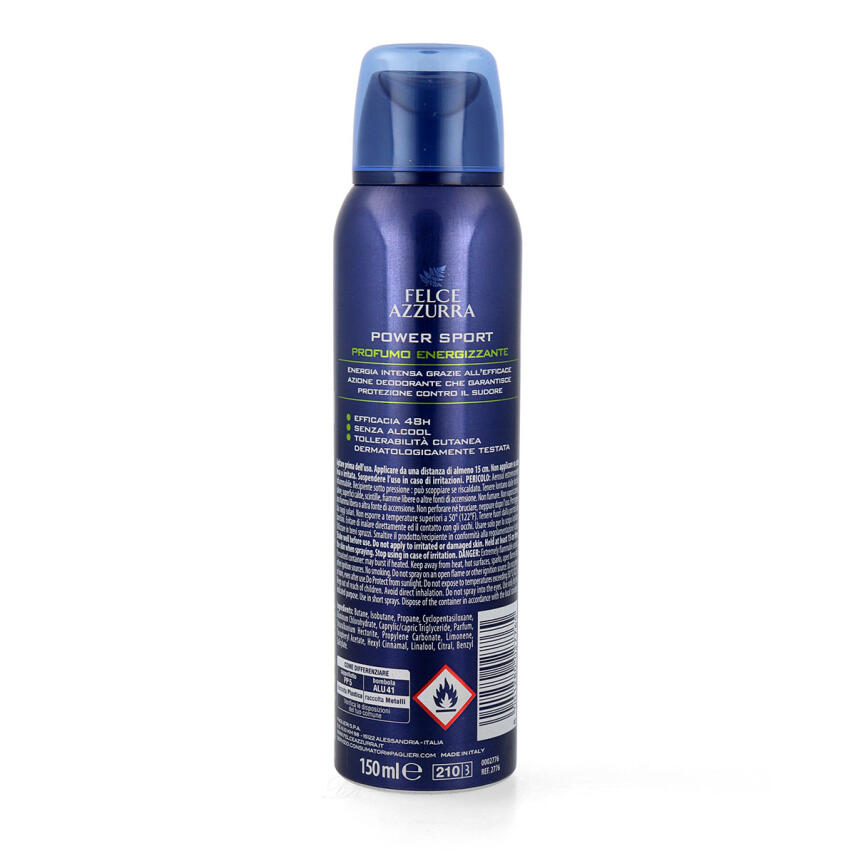 Paglieri Felce Azzurra Uomo Deo Power Sport 150 ml