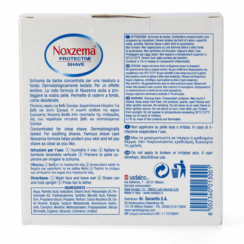 NOXZEMA Classic shaving foam 3x 50ml (white) - MINI