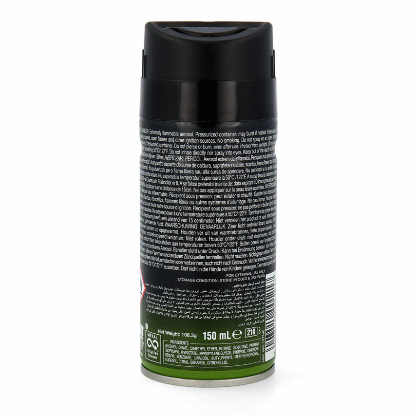 Malizia UOMO Vetyver Deodorant Bodyspray 3 x 150 ml