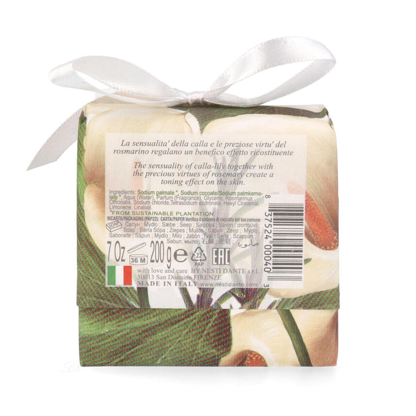 Nesti Dante Gli Officinali Calla e Rosmarino Seife 200 g