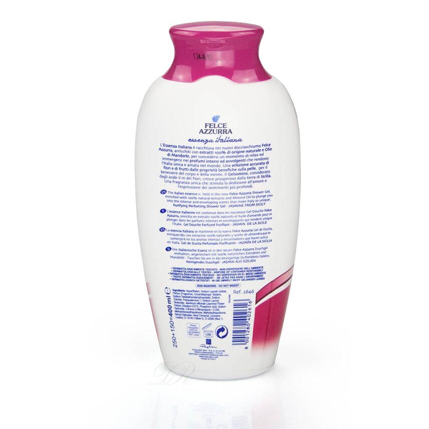 PAGLIERI Felce Azzurra essenza italiana Gelsomino Duschgel 400 ml