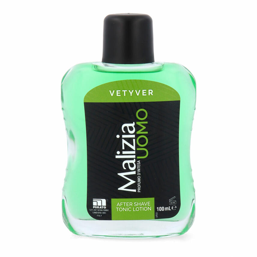 Malizia UOMO Vetyver After Shave Tonic Lotion 12 x 100 ml