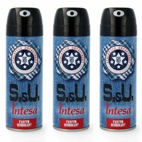 Intesa Sex & Unisex S.&U. Parfum Deodorant 3 x 125 ml