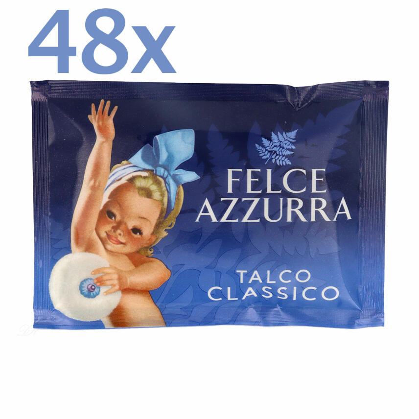 Paglieri Felce Azzurra Talcum Powder Original Refill 48 x 100 g