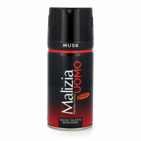 MALIZIA UOMO MUSK Set Eau de Toilette 50 ml + 2x deo deodorant Musk moschus