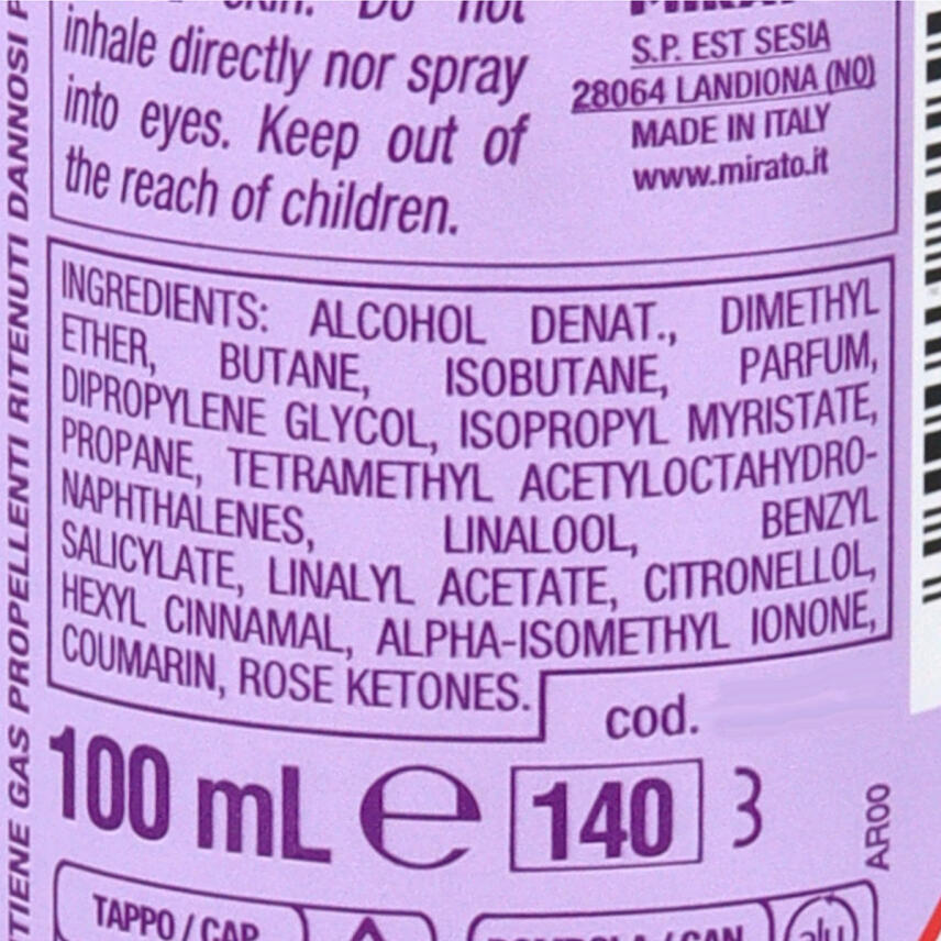 MALIZIA DONNA Body Spray deodorant - PURPLE 12x 100ml