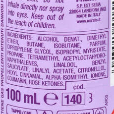 MALIZIA DONNA Body Spray deodorant - PURPLE 12x 100ml