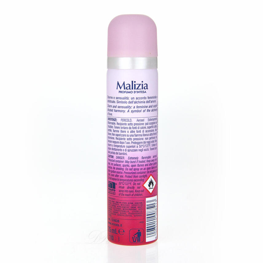 MALIZIA DONNA Body Spray deo spray LOVE 12x 75ml