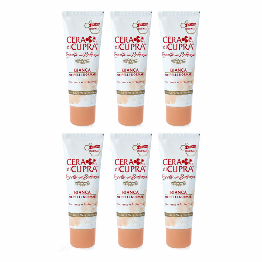 CERA di CUPRA Cream for normal or oily skin - 6x 75ml white