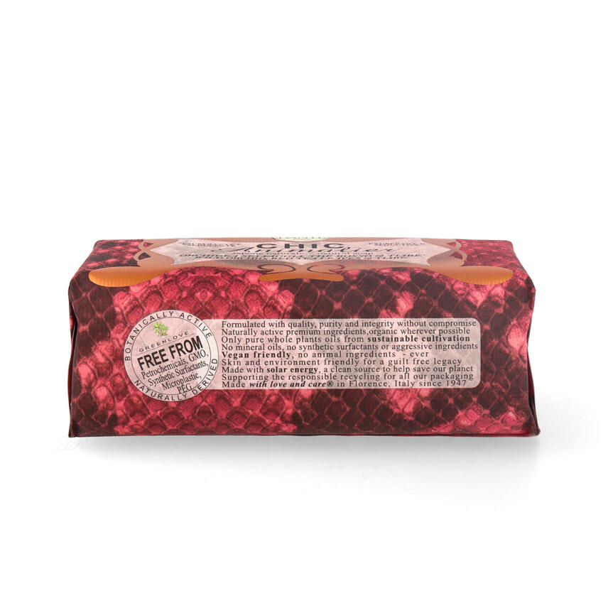 Nesti Dante Chic Animalier Red - Orchidea Selvaggia,The Rosso e Tiare Seife 250 g