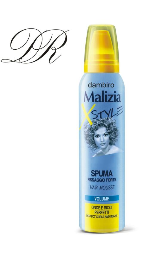 MALIZIA X style Schaumfestiger Volume starker Halt f&uuml;r Locken und Haarwellen SPUMA 150 ml