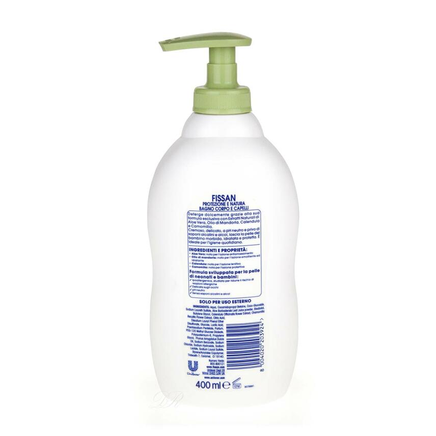FISSAN Baby bad &amp; Shampoo protektiv mit nat&uuml;rlichen Extrakten 400 ml