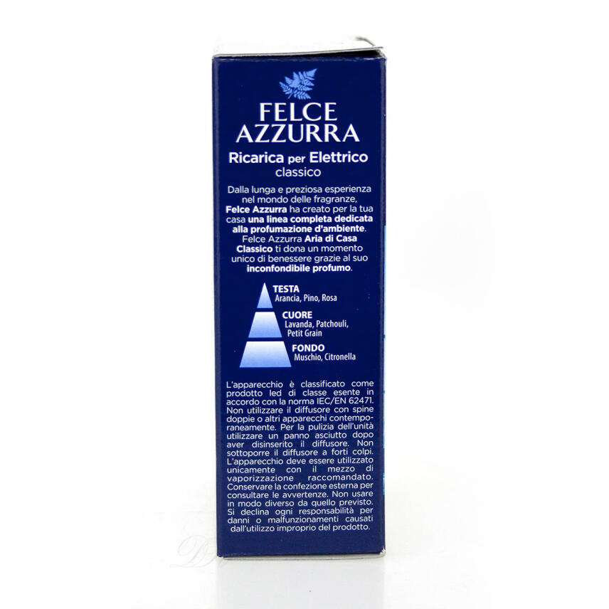 Paglieri Felce Azzurra Aria di Casa Electric Perfume Diffusor Refill Original 20 ml