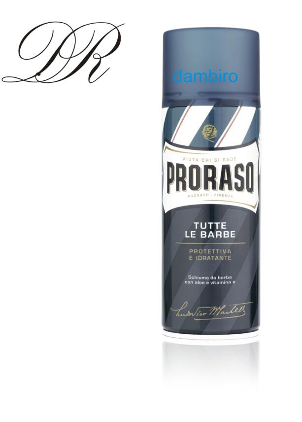 Proraso Rasierschaum Spender BLU Protettiva e Idratante 400ml