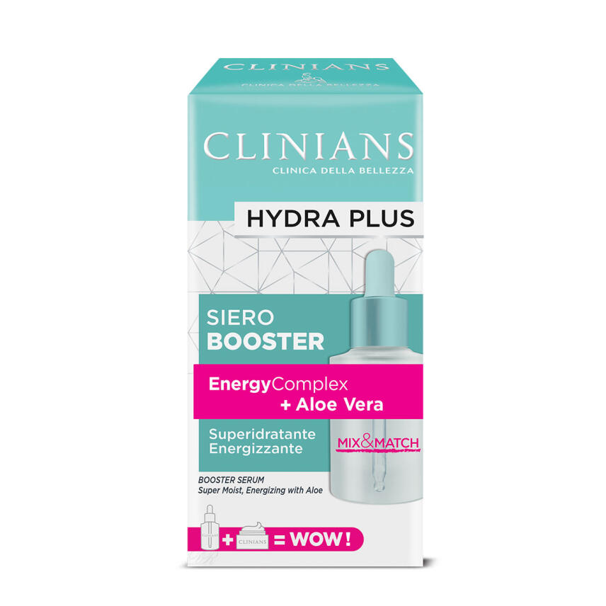 Clinians Hydra Booster Serum 30 ml Energy Complex + Aloe Vera