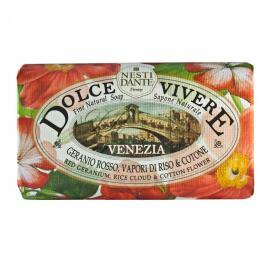 NESTI DANTE Dolce Vivere - Venezia geranio, riso & Cotone seife 250g