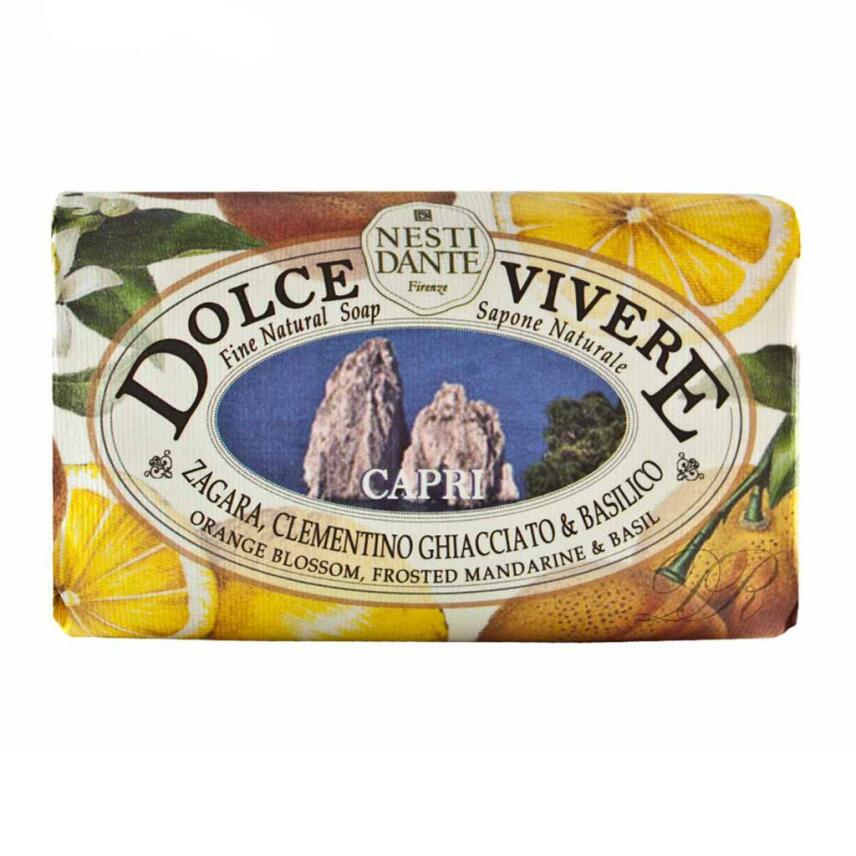 NESTI DANTE Dolce Vivere - Capri zagara, clementino e basilico soap 250g