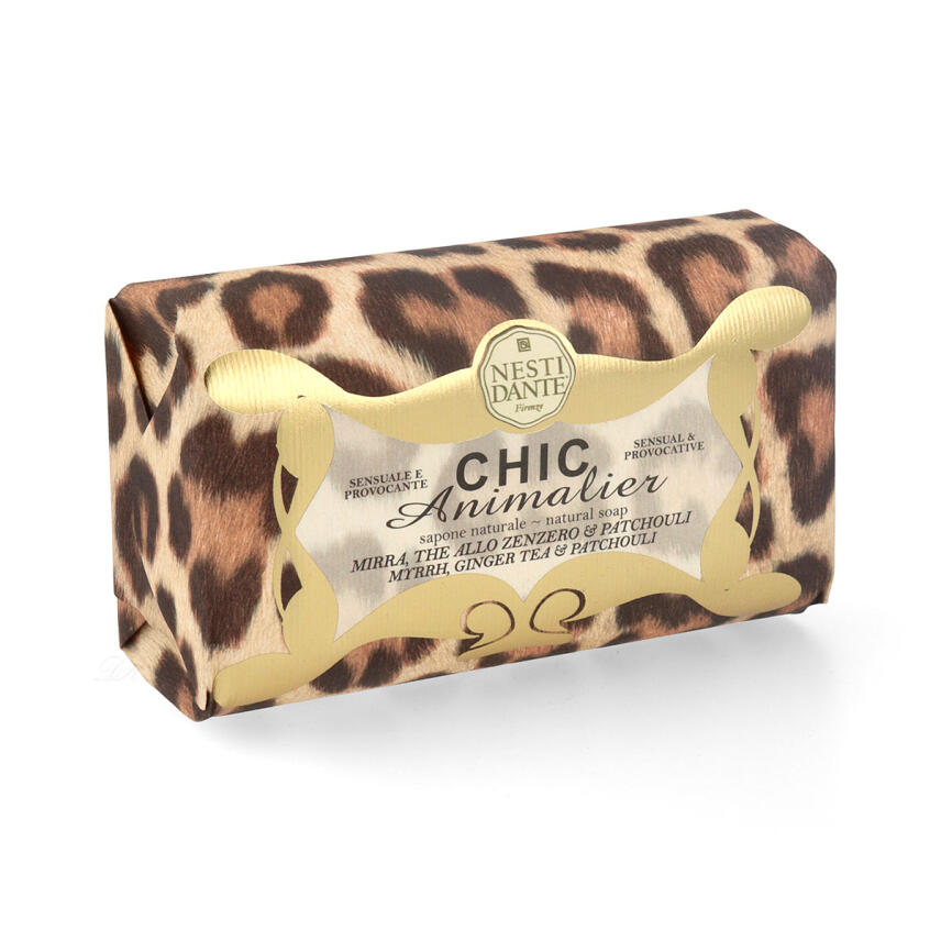 Nesti Dante Chic Animalier Bronze - Mirra, The allo Zenzero e Patchouli Seife 250 g