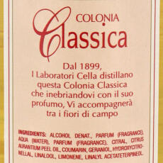Cella 1897 Colonia Classica 60&deg; 250 ml