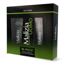 Malizia Uomo Vetyver Deodorant 150 ml &amp; Duschgel 250 ml Bi-Pack
