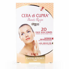 CERA di CUPRA - LINE HAIR REMOVAL - COLD WAX STRIPS FACE-20 pieces