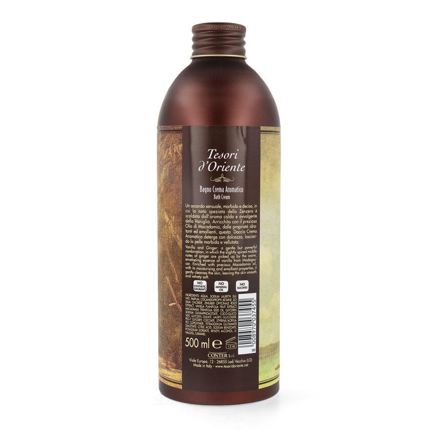 tesori d&acute;Oriente Vaniglia &amp; Zenzero Badecreme 500ml