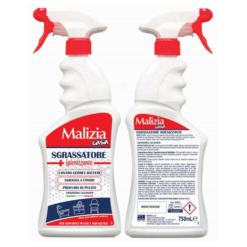 Malizia Sanitizing Cleanser 750 ml