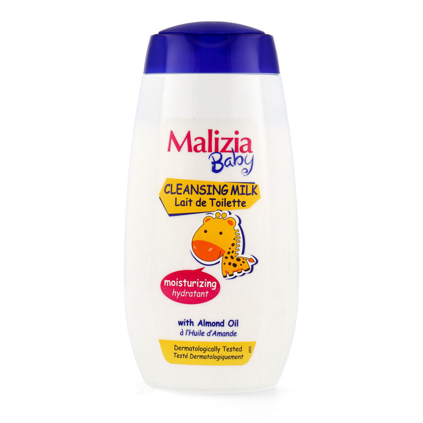 Malizia Baby Reinigungsmilch 300 ml ohne Parabene f&uuml;r empfindliche Babyhaut
