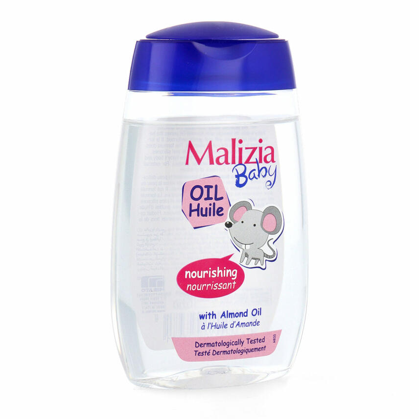 Malizia baby oil 200ml baby skin care with almond oil