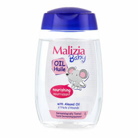 Malizia baby oil 200ml baby skin care with almond oil
