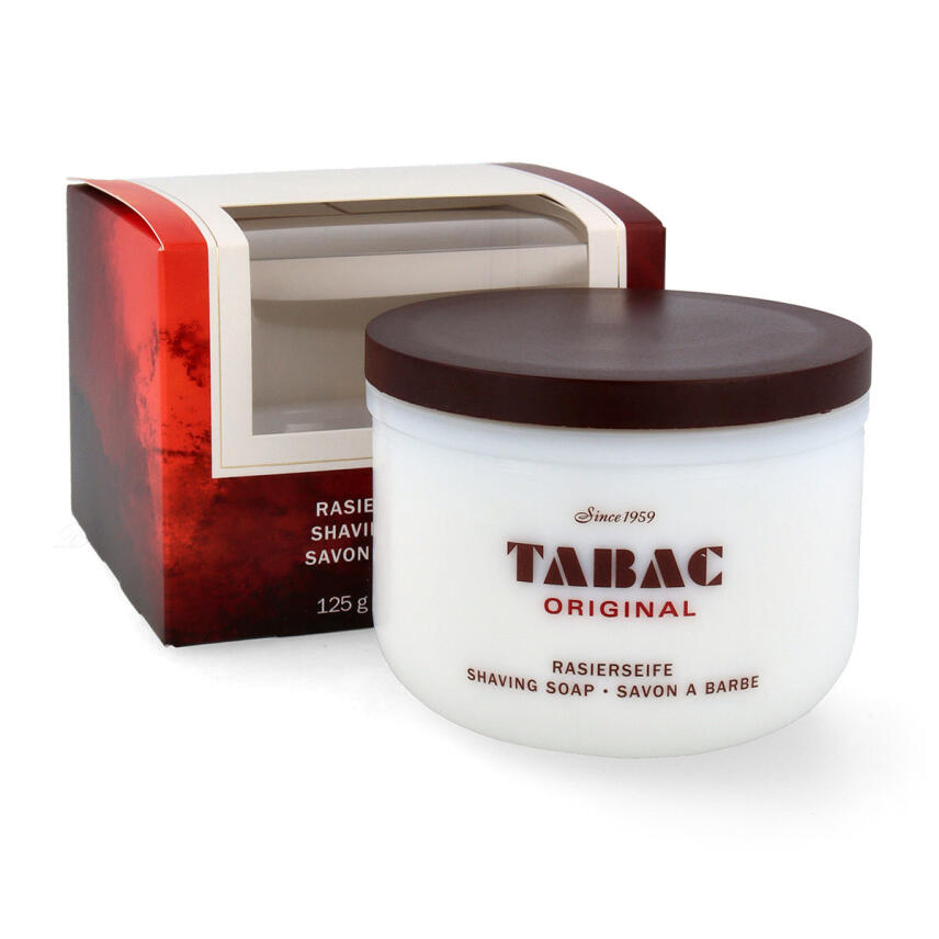 Tabac Original Rasierseife im Tiegel 125 ml