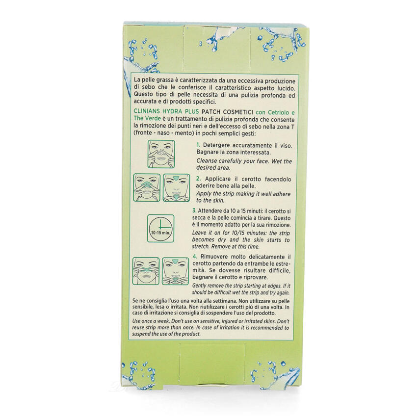 CLINIANS Hydra Plus Reinigungspflaster fettige Haut und Mitesser