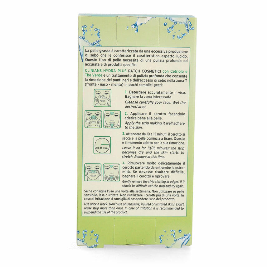 Cosmetic Patch for pore clogging impurities