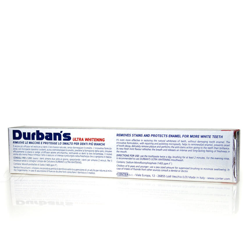 DURBANS Zahnpasta ultra whitening 75ml