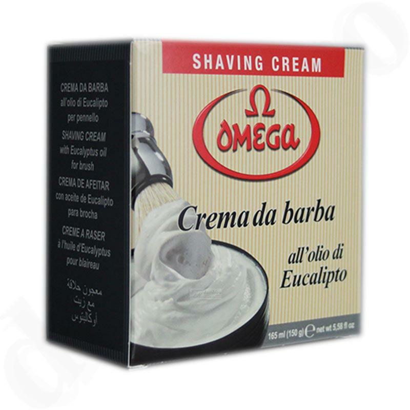Omega crema da barba shaving cream pot 165ml